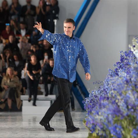 when did raf simon leve dior|raf simons fashion designer.